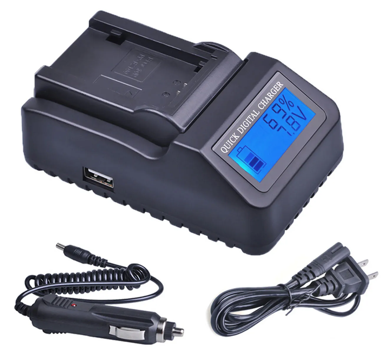 LCD Quick Battery Charger for JVC BN-VG114, BN-VG114U, BN-VG114US, BN-VG114USM, BN-VG114E, BN-VG114EU, BN-VG114AC
LCD Quick Battery Charger for JVC BN-VG114, BN-VG114U, BN-VG114US, BN-VG114USM, BN-VG114E, BN-VG114EU, BN-VG114AC