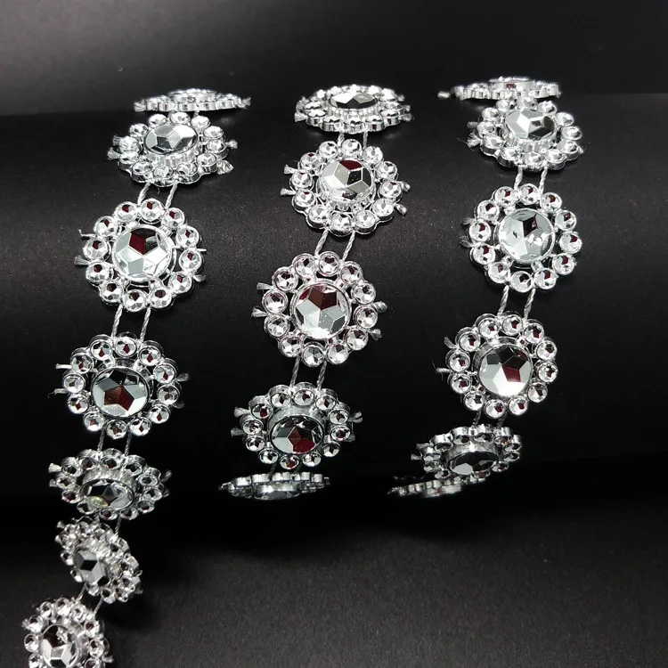 plastic Acrylic gold/silver bling-bling Net drill Imitation rhinestone sunflowers lace Handmade accessories
plastic Acrylic gold/silver bling-bling Net drill Imitation rhinestone sunflowers lace Handmade accessories
