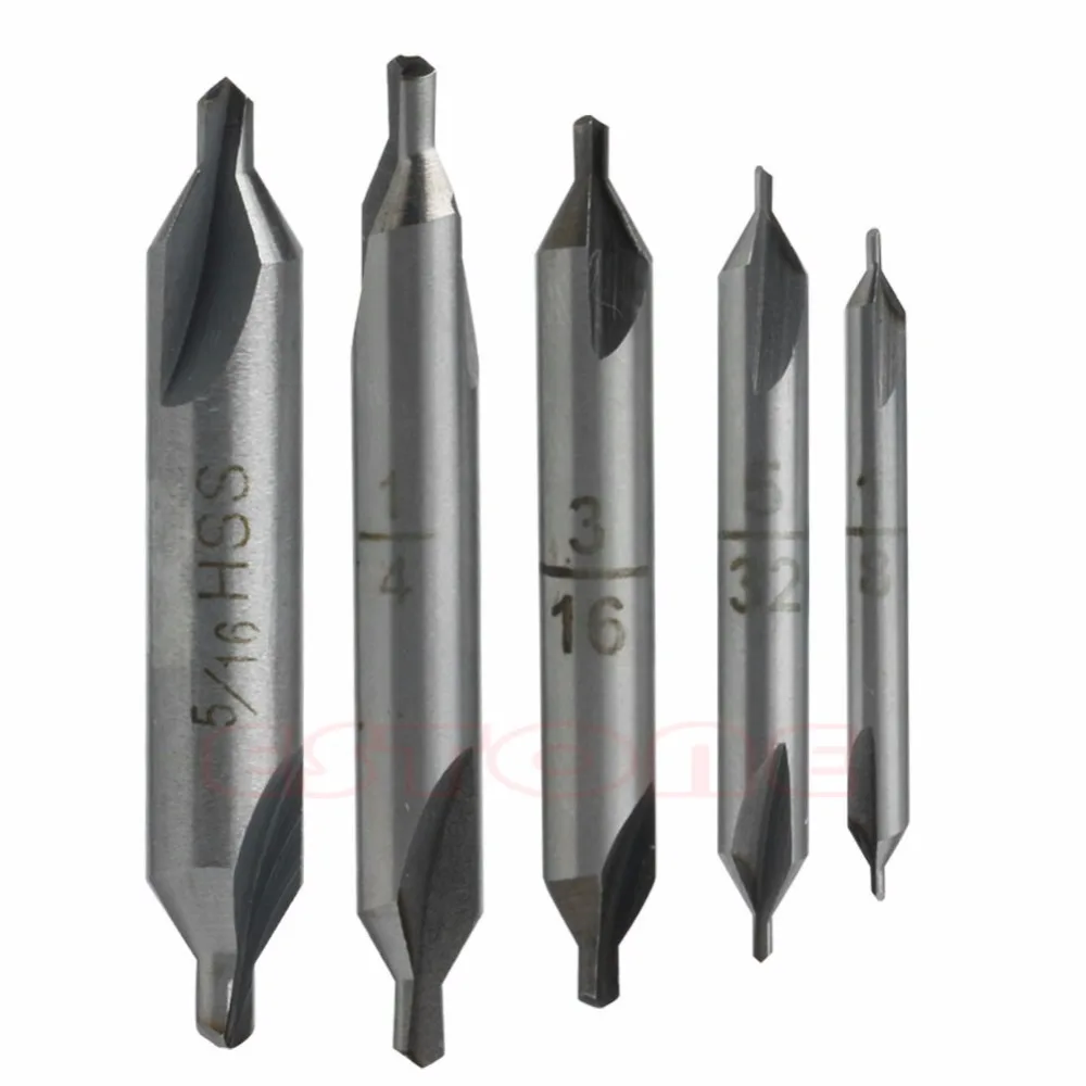 5Pcs/lot HSS Center 60 degrees Spotting Drill Bits Combined Countersink High Speed Tool
5Pcs/lot HSS Center 60 degrees Spotting Drill Bits Combined Countersink High Speed Tool