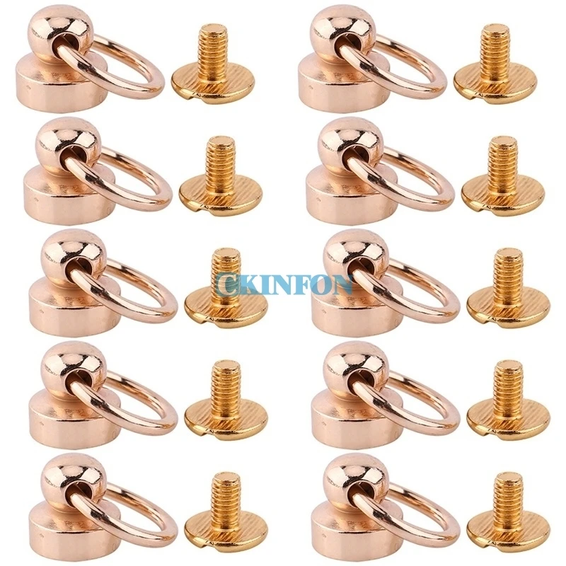 DHL 300set 10pcs/set Brass Rivet Studs Screw Fastener Screw Stud Back Round Head Ring Leathercraft Accessary
DHL 300set 10pcs/set Brass Rivet Studs Screw Fastener Screw Stud Back Round Head Ring Leathercraft Accessary