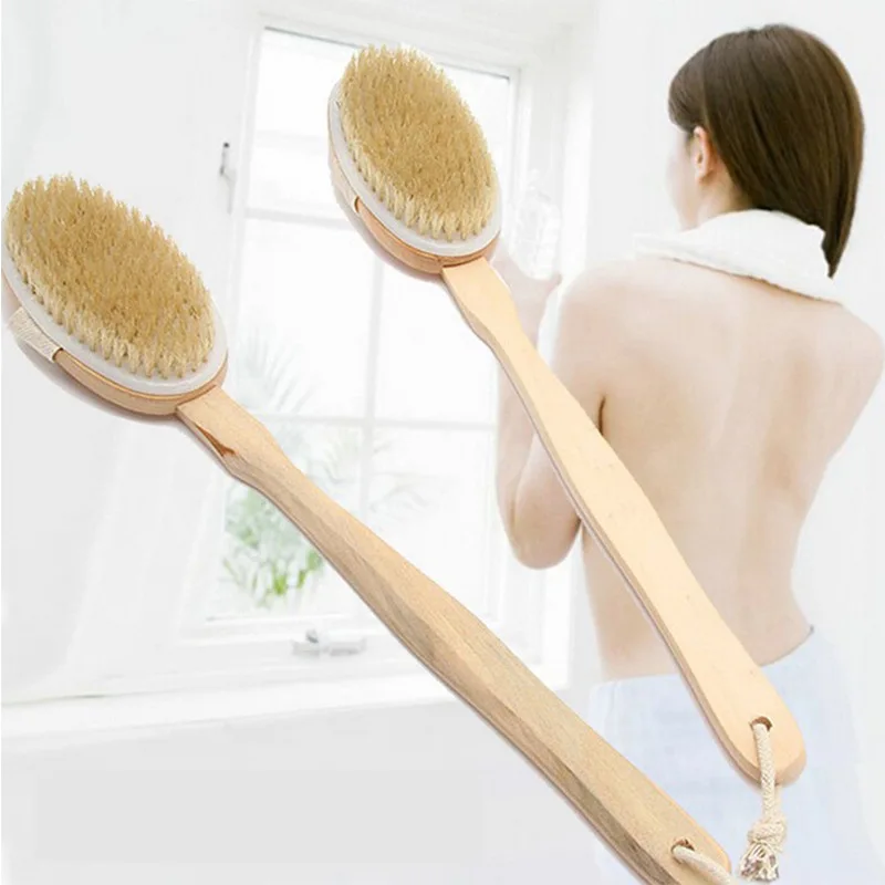 Natural Bristle Bath Brush Long Handle Wooden Bristles Soft Hair Rub Back Shower Brush Removable The Horny Massage Brush
Natural Bristle Bath Brush Long Handle Wooden Bristles Soft Hair Rub Back Shower Brush Removable The Horny Massage Brush