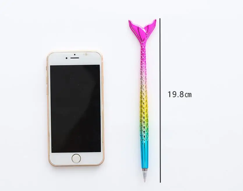 Colorful Mermaid ballpoint pen Cute blue roller ball pen Creative Stationery gift office school supplies
Colorful Mermaid ballpoint pen Cute blue roller ball pen Creative Stationery gift office school supplies