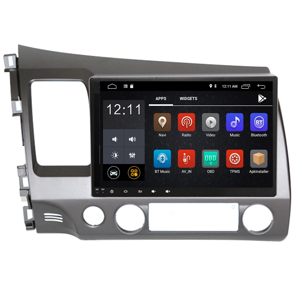 10 2 "Android10 4 + 32G DSP автомобильный DVD плеер GPS навигация для HONDA Civci 2006-2011 головное