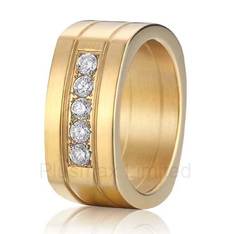 Anel de Casamento Proudly made in China high quality women gold color titanium jewelry wedding band rings
Anel de Casamento Proudly made in China high quality women gold color titanium jewelry wedding band rings