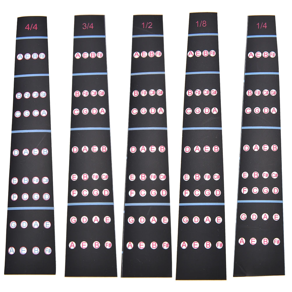 1/8-4/4 Violin Intonation Stickers Fretboard Marker Beginners Learning Violin Fingerboard Sticker
1/8-4/4 Violin Intonation Stickers Fretboard Marker Beginners Learning Violin Fingerboard Sticker