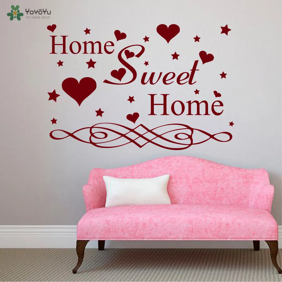 YOYOYU Wall Decal Quotes Home Sweet Home Vinyl Wall Sticker Heart Pattern Home Decor Interior Bohemian Design Art Mural DIYSY953
YOYOYU Wall Decal Quotes Home Sweet Home Vinyl Wall Sticker Heart Pattern Home Decor Interior Bohemian Design Art Mural DIYSY953