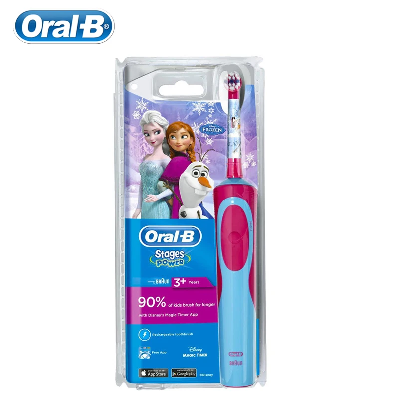 Oral B Children Electric Toothbrush for Kids Deep Clean Gum Care Waterproof Stain Removing Inductive Charging
Oral B Children Electric Toothbrush for Kids Deep Clean Gum Care Waterproof Stain Removing Inductive Charging