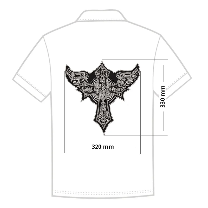 Cross Motorcycle Embroidered Iron On Patches DIY Applique Biker Patches For Clothing
Cross Motorcycle Embroidered Iron On Patches DIY Applique Biker Patches For Clothing