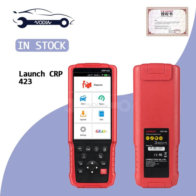 Считыватель кодов OBD2 LAUNCH CRP423, сканер с поддержкой ENG ABS SRS при тестировании CRP 423, автоматический диагностический инструмент, многоязычное онл...
Считыватель кодов OBD2 LAUNCH CRP423, сканер с поддержкой ENG ABS SRS при тестировании CRP 423, автоматический диагностический инструмент, многоязычное онл...