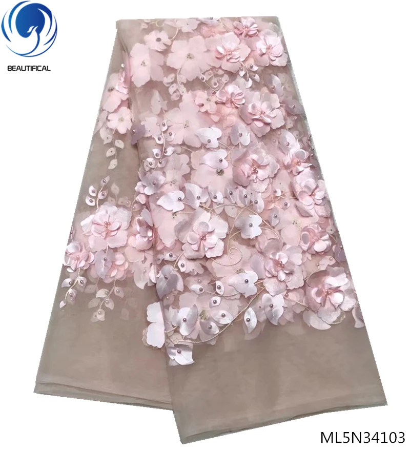 BEAUTIFICAL 3d beads lace flower french lace fabric lovely pink color nigeria lace fabrics for wedding ML5N341
BEAUTIFICAL 3d beads lace flower french lace fabric lovely pink color nigeria lace fabrics for wedding ML5N341