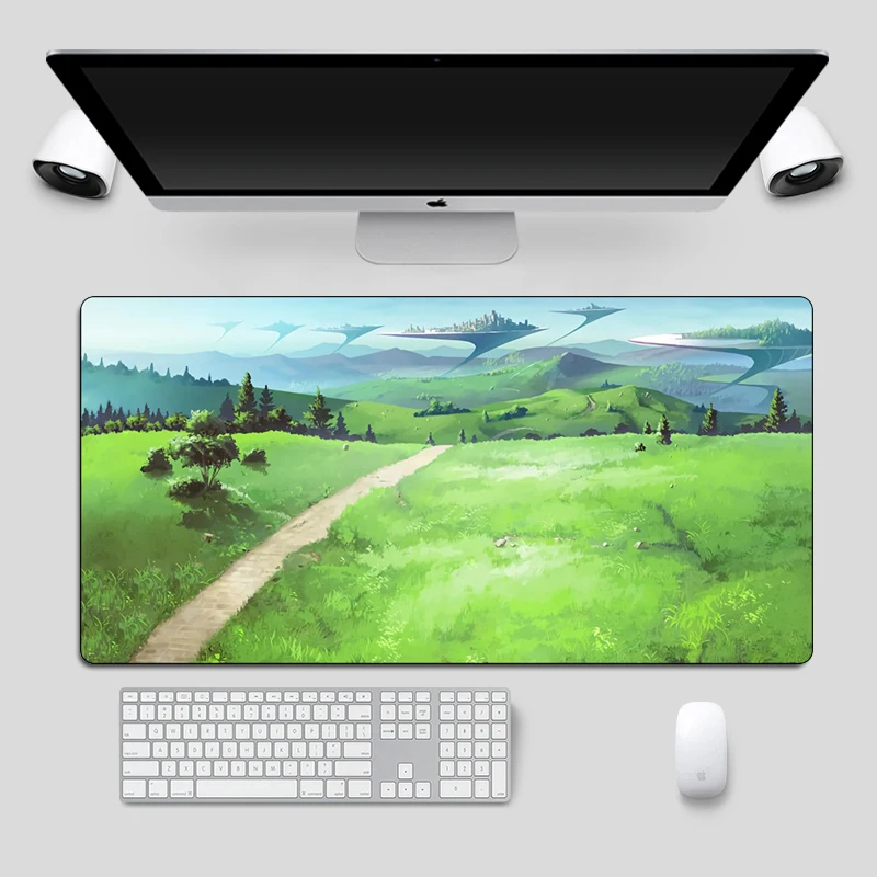 

Hot Large Sword Art Online Anime Mousepad Super 90x40cm Locking Edge Gaming Mouse pad Rubber Non-Skid Computer Laptop Desk mat