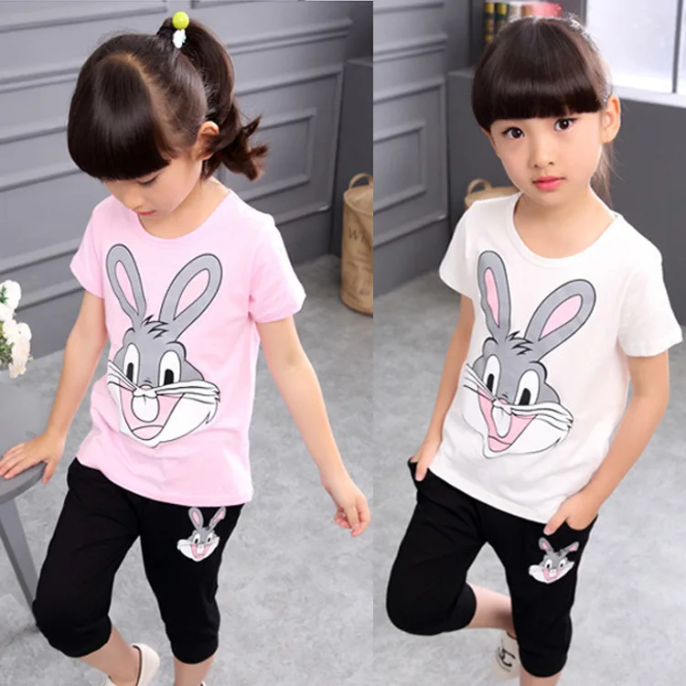 Children's Summer Girls Short Sleeved T Shirt+ Haren Pants Sports Suit for Boys and Girls Sets 2-8 Ages Girl Kids Clothing
Children's Summer Girls Short Sleeved T Shirt+ Haren Pants Sports Suit for Boys and Girls Sets 2-8 Ages Girl Kids Clothing