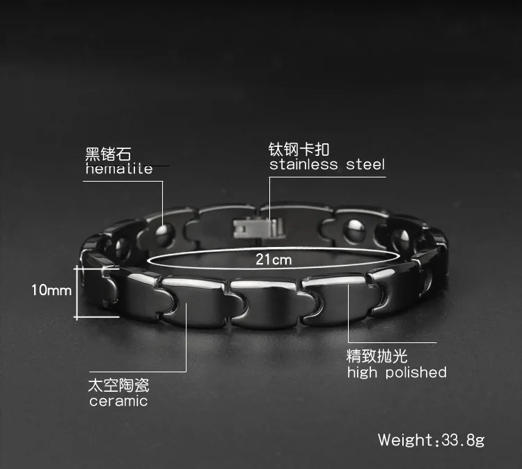 Magnetic Bracelets Bangle for Women 4 in 1 Health Care Bio Energy Germanium Healing Female Jewelry for Arthritis
Magnetic Bracelets Bangle for Women 4 in 1 Health Care Bio Energy Germanium Healing Female Jewelry for Arthritis