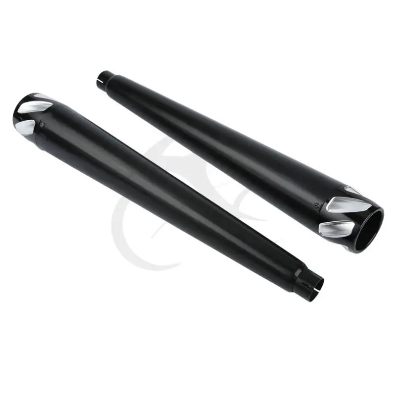 Черный 4 "МегаФон глушитель выхлопной трубы для Harley Davidson HD Touring Electra Glide Road King FLHT