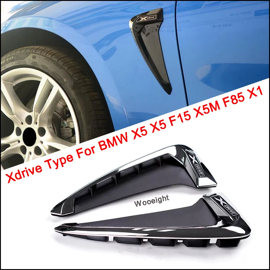 2Pcs Car Side Styling Air Flow Fender Trim Sticker Decoration ABS Intake Vent Cover Fit For BMW X5 F15 2014-2018 Accessories
2Pcs Car Side Styling Air Flow Fender Trim Sticker Decoration ABS Intake Vent Cover Fit For BMW X5 F15 2014-2018 Accessories