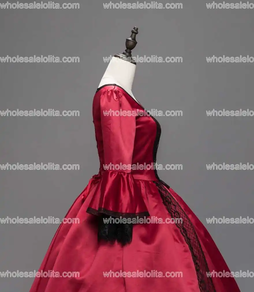 RED Marie Antoinette Renaissance Dress Ball Gown Steampunk Witch Halloween Dresses
RED Marie Antoinette Renaissance Dress Ball Gown Steampunk Witch Halloween Dresses