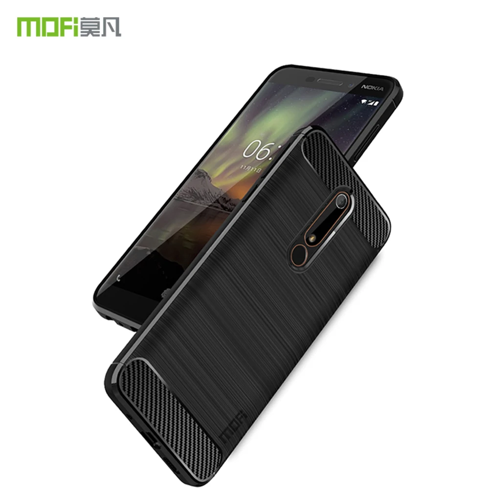 For Nokia 6 2018 Original MOFi Soft Silicone TPU Gel Brush Carbon Fiber Design Phone Case Cover For Nokia 6 2018 Protective Case
For Nokia 6 2018 Original MOFi Soft Silicone TPU Gel Brush Carbon Fiber Design Phone Case Cover For Nokia 6 2018 Protective Case