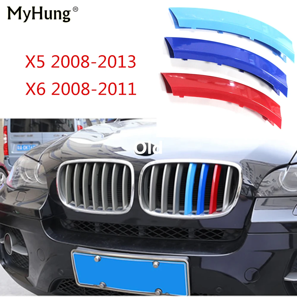 3D M Car Styling Front Grille Trim Strips Grill Cover Motorsport Stickers For BMW X5 E70 2008 to 2013 X6 2008 to 2011 7 Grilles
3D M Car Styling Front Grille Trim Strips Grill Cover Motorsport Stickers For BMW X5 E70 2008 to 2013 X6 2008 to 2011 7 Grilles