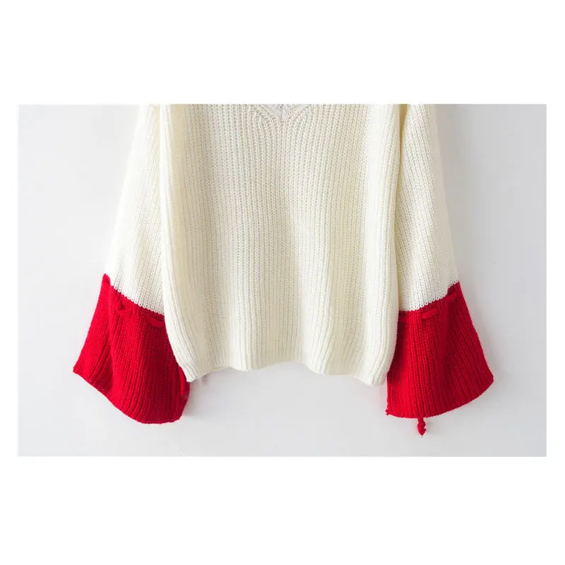 Apperloth Contrast Color Preppy Girls Lace Up Sweater Color Block Long Sleeves Jumper 2018 Fall Campus Women Pullovers Sweaters
Apperloth Contrast Color Preppy Girls Lace Up Sweater Color Block Long Sleeves Jumper 2018 Fall Campus Women Pullovers Sweaters