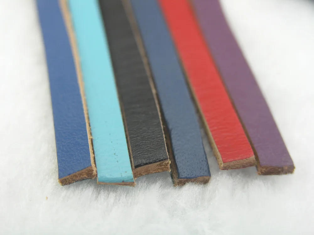6 Colors-- 10 Yards 5x2mm Flat Leather 100% COW Real Leather Cord Jewelry Accessories--LCF52
6 Colors-- 10 Yards 5x2mm Flat Leather 100% COW Real Leather Cord Jewelry Accessories--LCF52