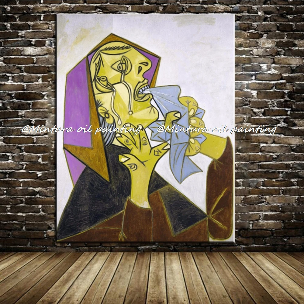 Mintura Hand-Painted Art Abstract Famous Oil Painting Crying Woman Oil Paintings On Canva Wall Art Picture Living Room No Framed
Mintura Hand-Painted Art Abstract Famous Oil Painting Crying Woman Oil Paintings On Canva Wall Art Picture Living Room No Framed