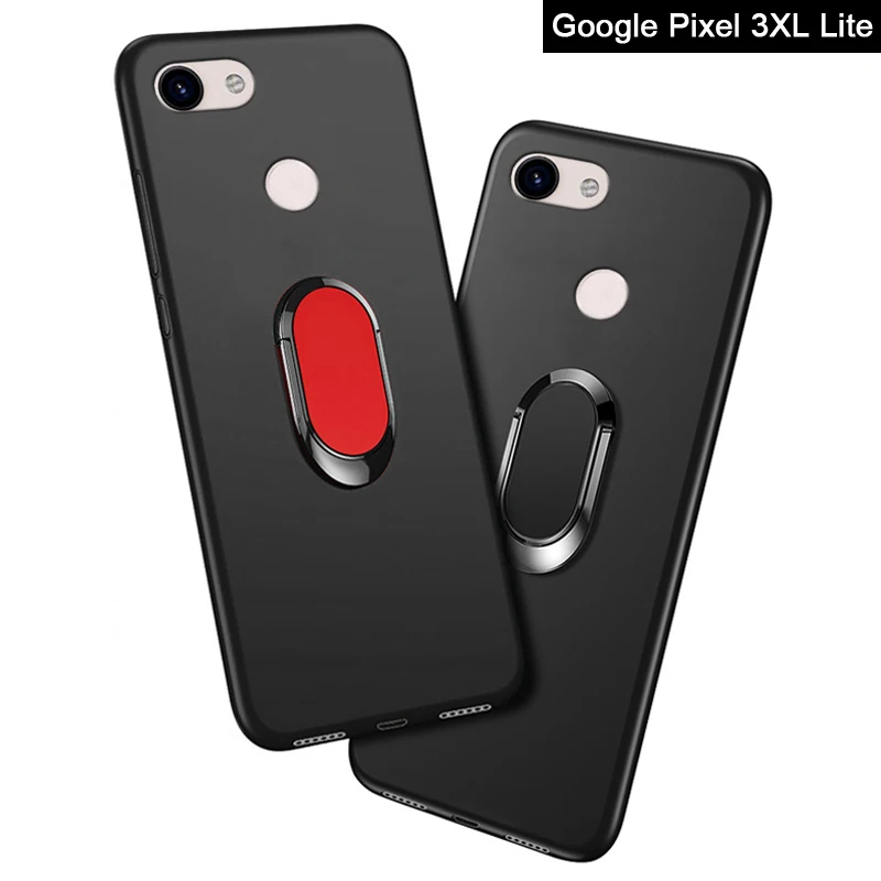 Google Pixel 3XL Lite чехол для Роскошный 6 0 "мягкий черный силиконовый чехлы | Мобильные