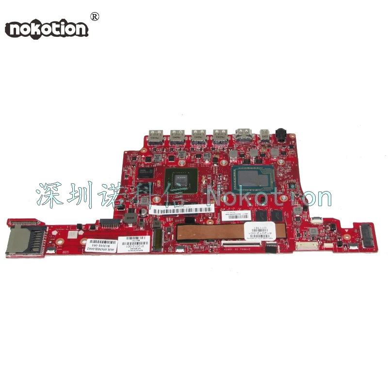 NOKOTION NOKOTION 812012-001 For Hp OMEN Pro Mobile Workstation Motherboard SPS-MB 2GB i7 4870HQ CPU 16GB RAMS Quadro K1100M
NOKOTION NOKOTION 812012-001 For Hp OMEN Pro Mobile Workstation Motherboard SPS-MB 2GB i7 4870HQ CPU 16GB RAMS Quadro K1100M