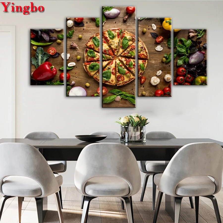5pcs Diamond Embroidery Pizza Food 5D Diy Diamond Painting Full Square diamond round 3d picture Mosaic Rhinestone Decoration
5pcs Diamond Embroidery Pizza Food 5D Diy Diamond Painting Full Square diamond round 3d picture Mosaic Rhinestone Decoration