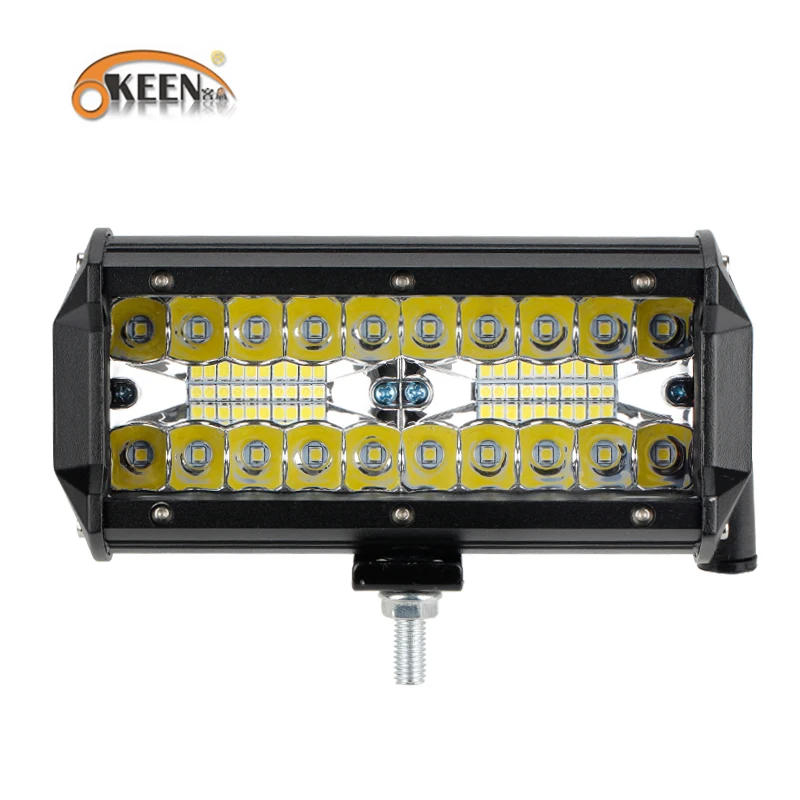 OKEEN 7inch Fog LED Light Bar 240W Offroad Driving Lights LED Spot Flood Combo lights Waterproof Led Work Lights for Truck SUV
OKEEN 7inch Fog LED Light Bar 240W Offroad Driving Lights LED Spot Flood Combo lights Waterproof Led Work Lights for Truck SUV