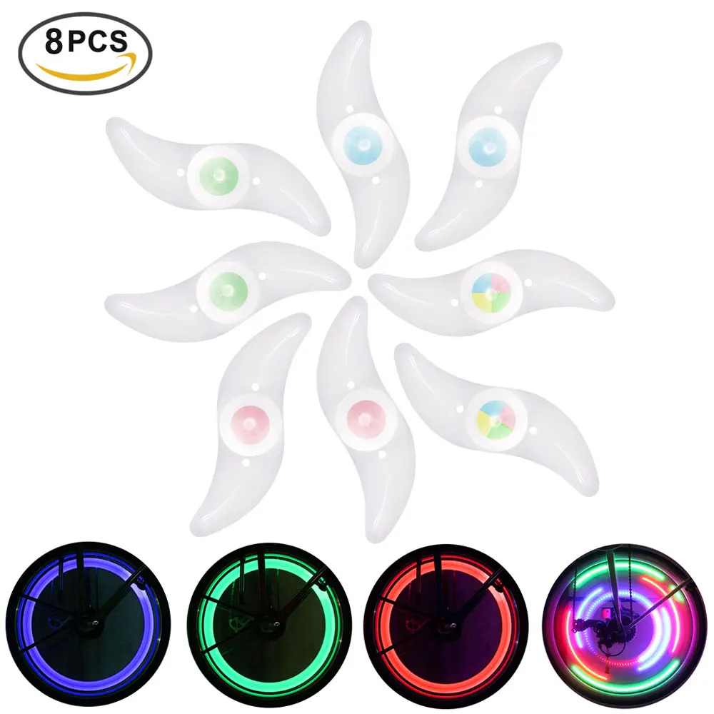 8Pcs Bicycle Led Wheel Lights for Spokes Cycling Bike Waterproof Willow Wheel Wire Light Mountain Bike Night Riding Cycling Lamp
8Pcs Bicycle Led Wheel Lights for Spokes Cycling Bike Waterproof Willow Wheel Wire Light Mountain Bike Night Riding Cycling Lamp
