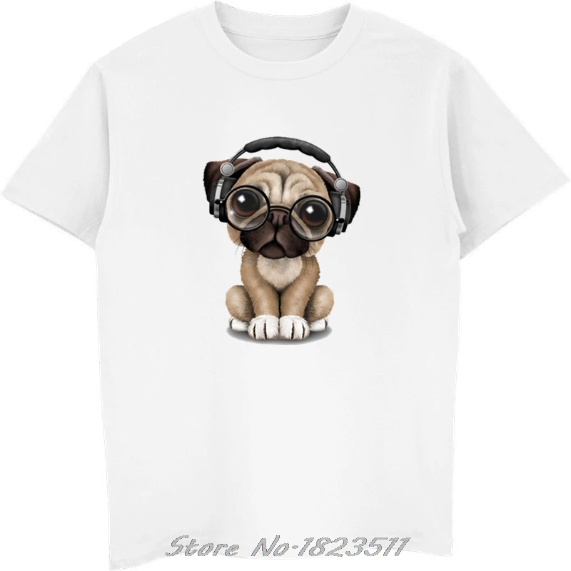 Summer Tops DJ Dog T Shirt Men High Quality Funny Pug Male Casual Short Sleeve T-shirt Hipster Tees Camisetas Hombre
Summer Tops DJ Dog T Shirt Men High Quality Funny Pug Male Casual Short Sleeve T-shirt Hipster Tees Camisetas Hombre