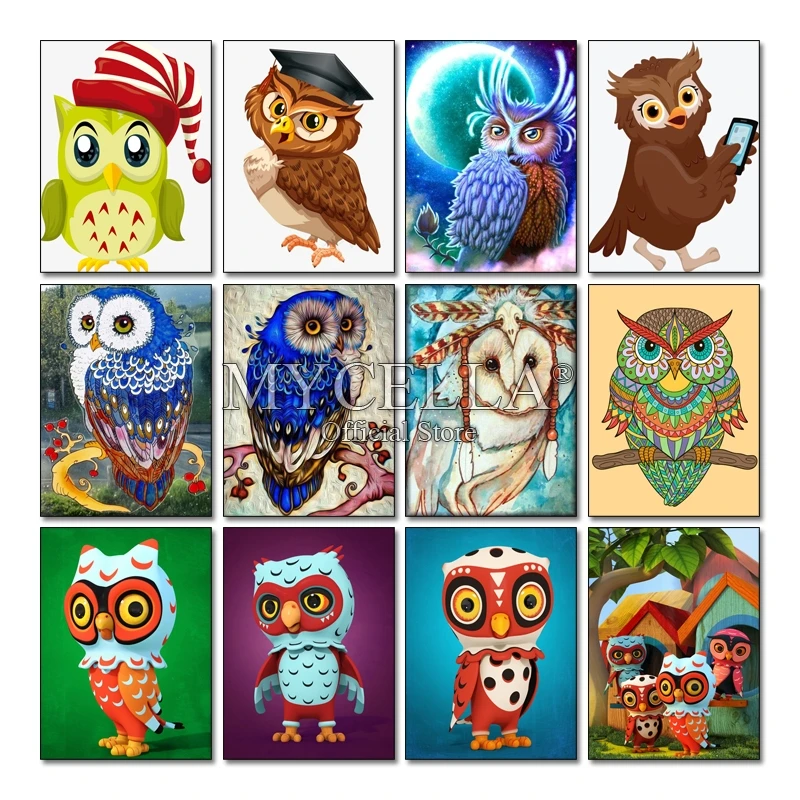 Ull Square Drill 5D DIY Diamond Painting Cartoon Owl Princess 3D Embroidery Cross Stitch Mosaic Rhinestone Home Decor
Ull Square Drill 5D DIY Diamond Painting Cartoon Owl Princess 3D Embroidery Cross Stitch Mosaic Rhinestone Home Decor