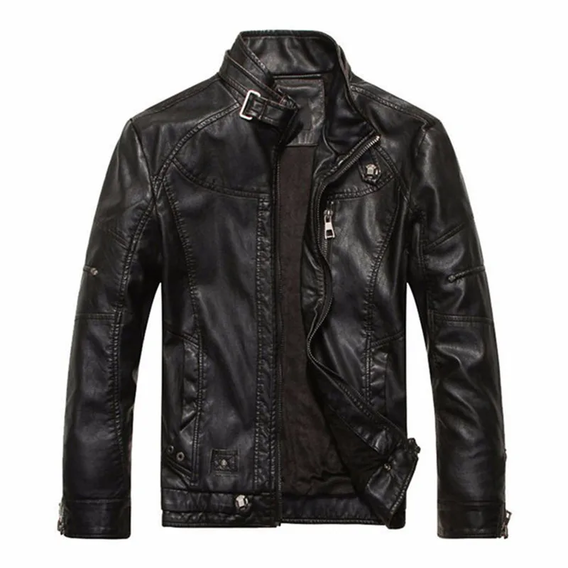 Motorcycle Jackets Men Autumn Winter Faux Leather Jacket Male Casual Business Solid Leather Jacket Pilot Coats
Motorcycle Jackets Men Autumn Winter Faux Leather Jacket Male Casual Business Solid Leather Jacket Pilot Coats