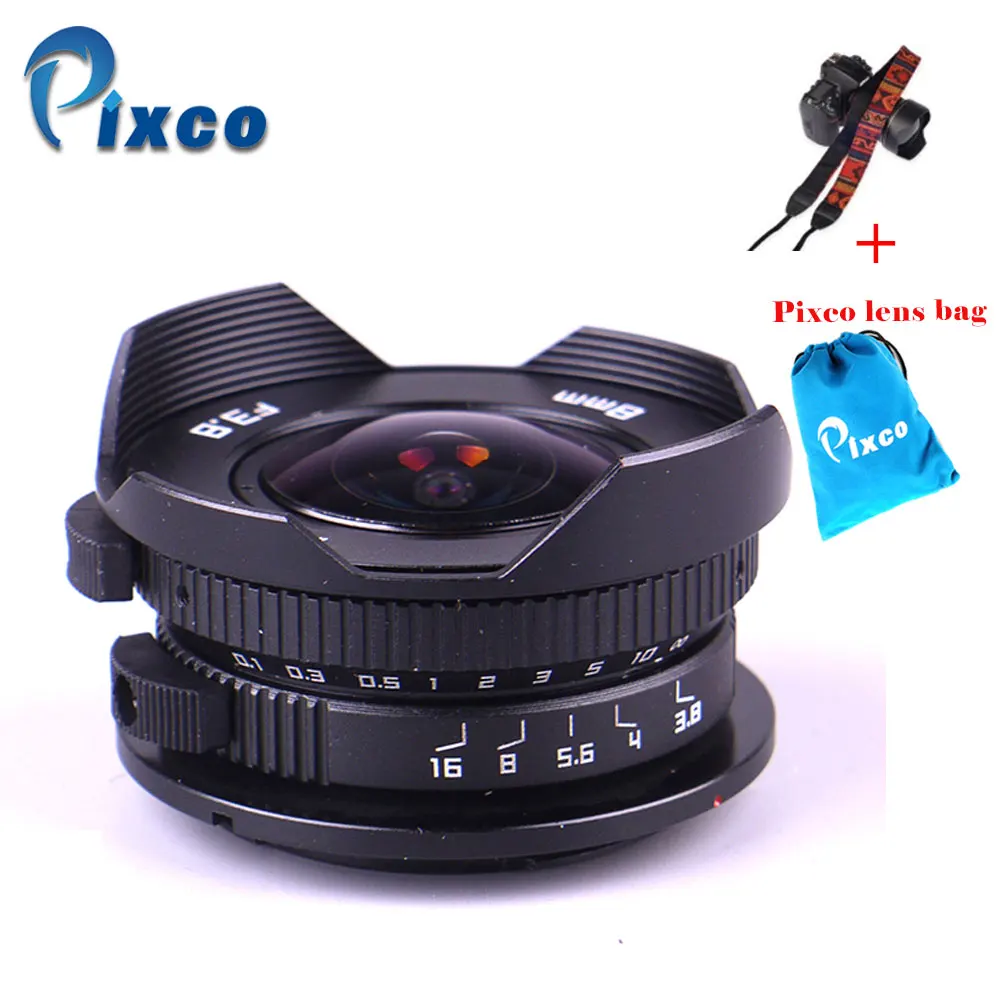 Камера Pixco 8 мм F3.8 «рыбий глаз» для микро-камеры Four Thirds Mount Micro 4/3 + сумка для объектива в подарок + ремни для камеры
Камера Pixco 8 мм F3.8 «рыбий глаз» для микро-камеры Four Thirds Mount Micro 4/3 + сумка для объектива в подарок + ремни для камеры