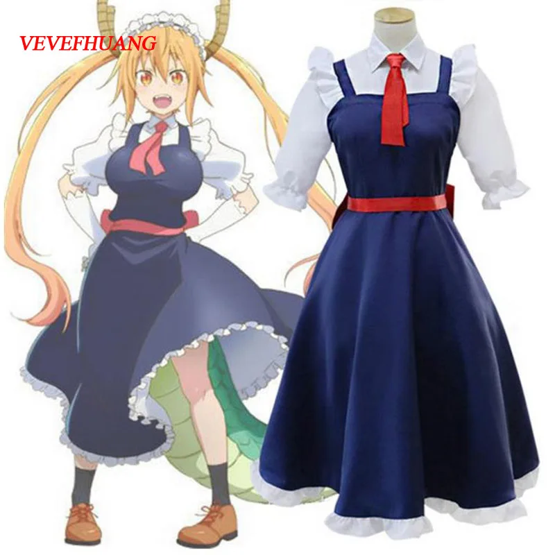 VEVEFHUANG Miss Kobayashi's Dragon Maid Cosplay Costume Tohru Kobayashi San Chi No Maid Dragon Cosplay Tohru Horn Tail
VEVEFHUANG Miss Kobayashi's Dragon Maid Cosplay Costume Tohru Kobayashi San Chi No Maid Dragon Cosplay Tohru Horn Tail