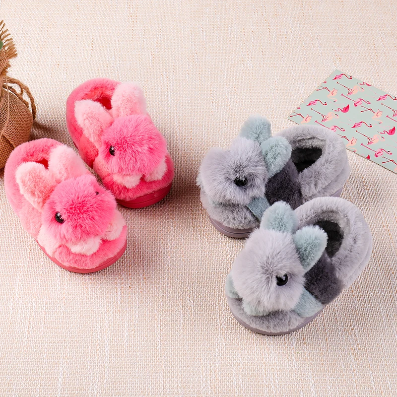 Kids Baby Girls Home Slippers Winter Boys Warm Non-slip Shoes Children Indoor Slippers Cartoon Rabbit Cotton Shoes Thicken
Kids Baby Girls Home Slippers Winter Boys Warm Non-slip Shoes Children Indoor Slippers Cartoon Rabbit Cotton Shoes Thicken