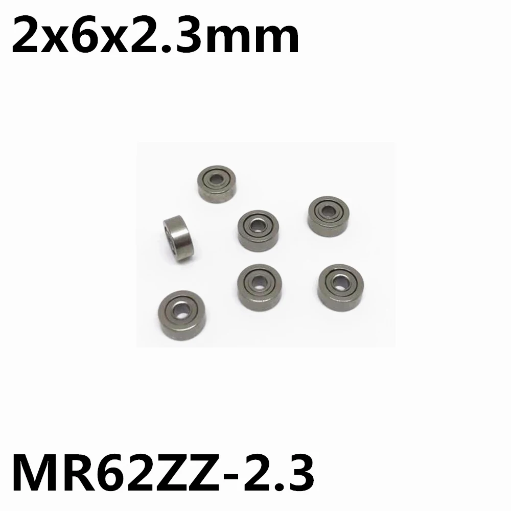 10Pcs High quality MR62ZZ-2.3 R-620ZZ ball bearing 2x6x2.3 Deep groove ball bearing Miniature bearing High qualit
10Pcs High quality MR62ZZ-2.3 R-620ZZ ball bearing 2x6x2.3 Deep groove ball bearing Miniature bearing High qualit