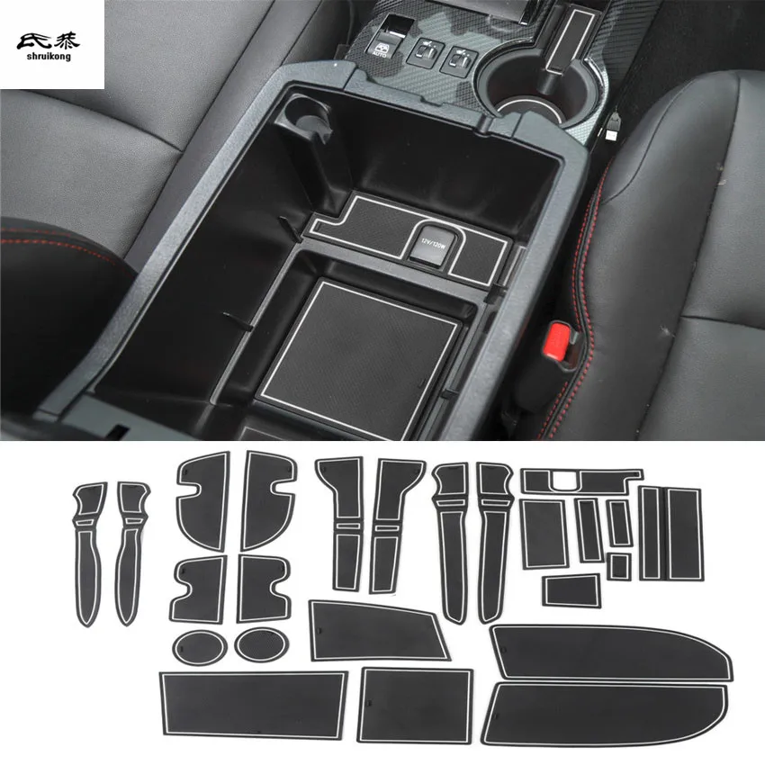 Free shipping 24pcs/lot car styling sticker Gate slot mat Cup mat Storage mat for 2017 2018 2019 Toyota 4Runner high quality
Free shipping 24pcs/lot car styling sticker Gate slot mat Cup mat Storage mat for 2017 2018 2019 Toyota 4Runner high quality