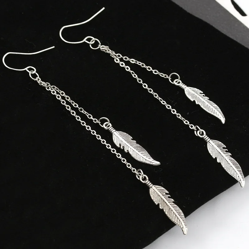 Women Long Tassel Dangle Earrings Leaf Feather Drop Brincos Bijoux Boucle D'oreille Jewelry Earring
Women Long Tassel Dangle Earrings Leaf Feather Drop Brincos Bijoux Boucle D'oreille Jewelry Earring