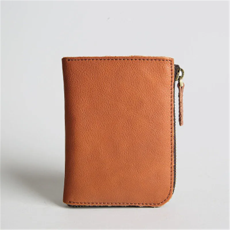 ALAVCHNV Original Retro New Men And Women Short Zipper Wallet Leather Simple Handmade Coin Wallet 676
ALAVCHNV Original Retro New Men And Women Short Zipper Wallet Leather Simple Handmade Coin Wallet 676