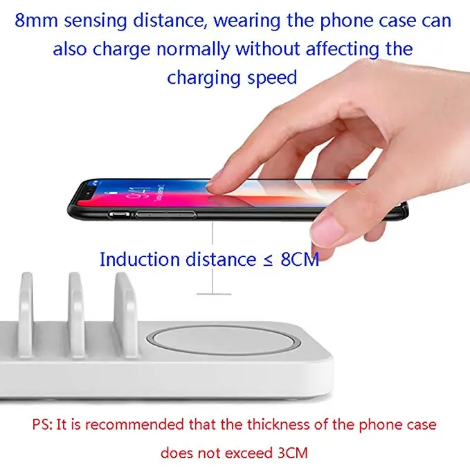 Universal 40W Qi Wireless Charger For Iphone X XS MAX Multi USB Quick Charge 3.0 Organizer Samsung S9 S8 Pat Sensor Night Light
Universal 40W Qi Wireless Charger For Iphone X XS MAX Multi USB Quick Charge 3.0 Organizer Samsung S9 S8 Pat Sensor Night Light