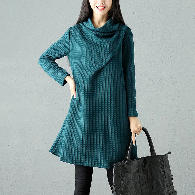 Spring Plus Size Women Knitting Stretch Sweater Dress Female Dresses Vestido Clothing Robes Turtleneck Slim Dress IBD001
Spring Plus Size Women Knitting Stretch Sweater Dress Female Dresses Vestido Clothing Robes Turtleneck Slim Dress IBD001