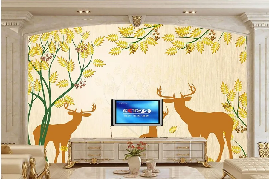 Custom 3D large mural papel de parede,Elegant deer family wallpaper,living room sofa TV wall bedroom wallpaper for walls 3 d
Custom 3D large mural papel de parede,Elegant deer family wallpaper,living room sofa TV wall bedroom wallpaper for walls 3 d