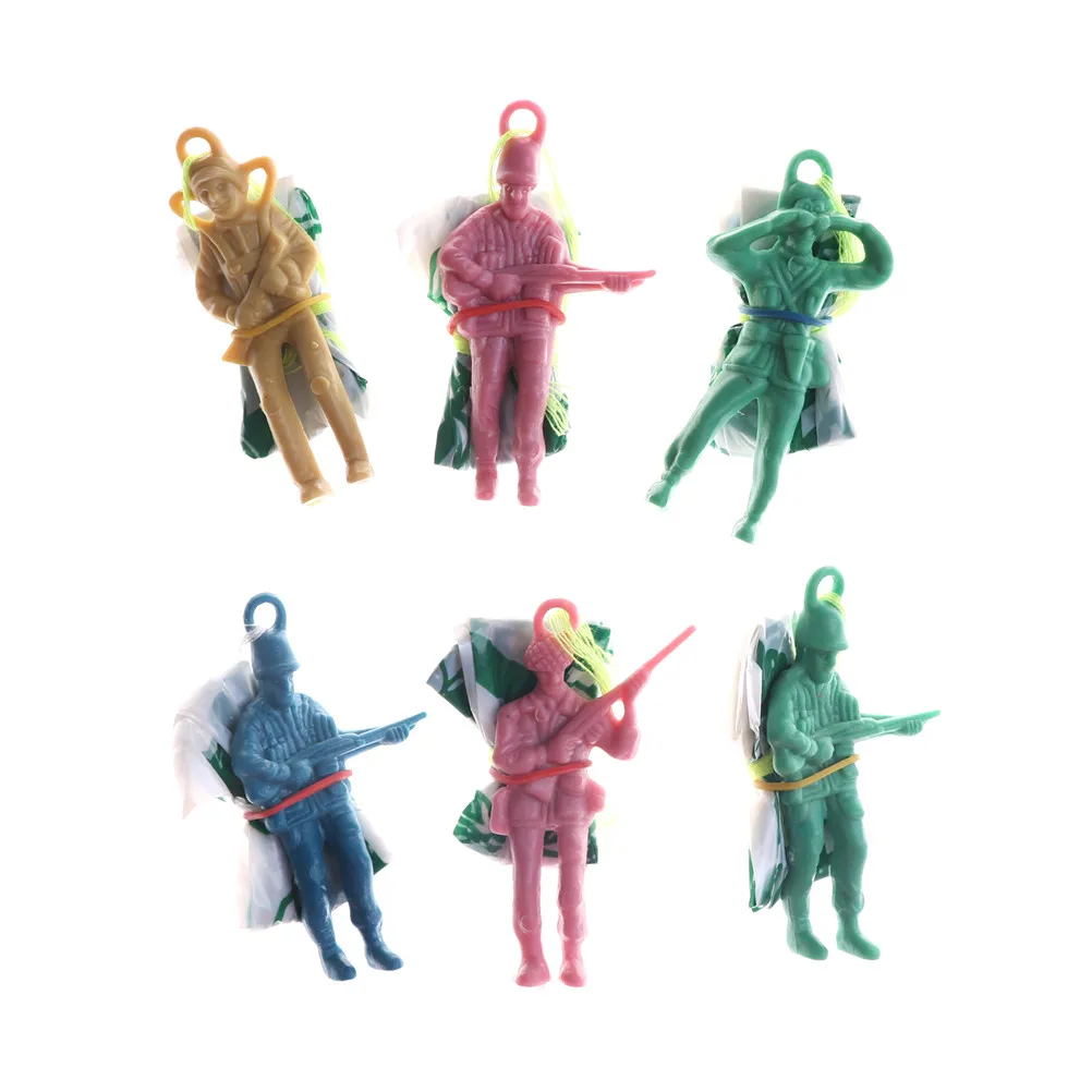 6Pcs Mini Hand Throwing Parachute Toy Educational Parachute Men With Figure Soldier Kids Outdoor Games Toy
6Pcs Mini Hand Throwing Parachute Toy Educational Parachute Men With Figure Soldier Kids Outdoor Games Toy
