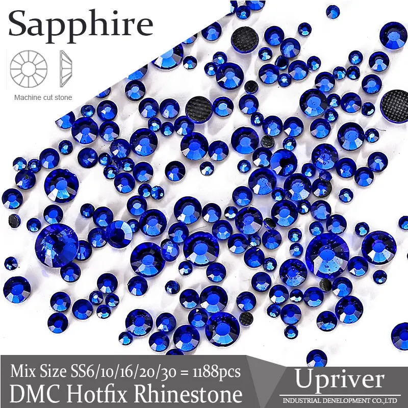 Upriver Sapphire Mix Sizes Full Sizes DMC Hotfix Rhinestones Loose Hotfix Strass DIY Design Stones
Upriver Sapphire Mix Sizes Full Sizes DMC Hotfix Rhinestones Loose Hotfix Strass DIY Design Stones