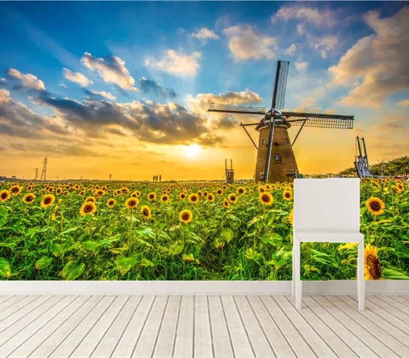 Custom 3D murals,Scenery Fields Sunflowers Sunrises and sunsets wallpapers,living room sofa TV wall bedroom papel de parede
Custom 3D murals,Scenery Fields Sunflowers Sunrises and sunsets wallpapers,living room sofa TV wall bedroom papel de parede