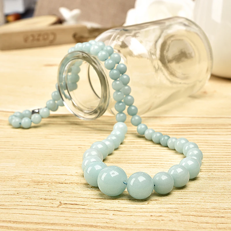 Silky smooth 6 mm-14 mm dark green and The prevailing light blue Semiprecious Amazon Jasper Round bead shape necklace
Silky smooth 6 mm-14 mm dark green and The prevailing light blue Semiprecious Amazon Jasper Round bead shape necklace