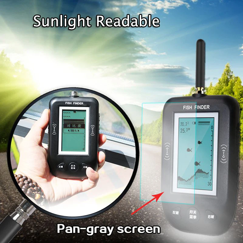 Erchang Portable Depth Fish Finder Wireless Echo Sounder Alarm 0.6-100m Depth Fishfinder Transducer Sensor Sonar For Fishing
Erchang Portable Depth Fish Finder Wireless Echo Sounder Alarm 0.6-100m Depth Fishfinder Transducer Sensor Sonar For Fishing