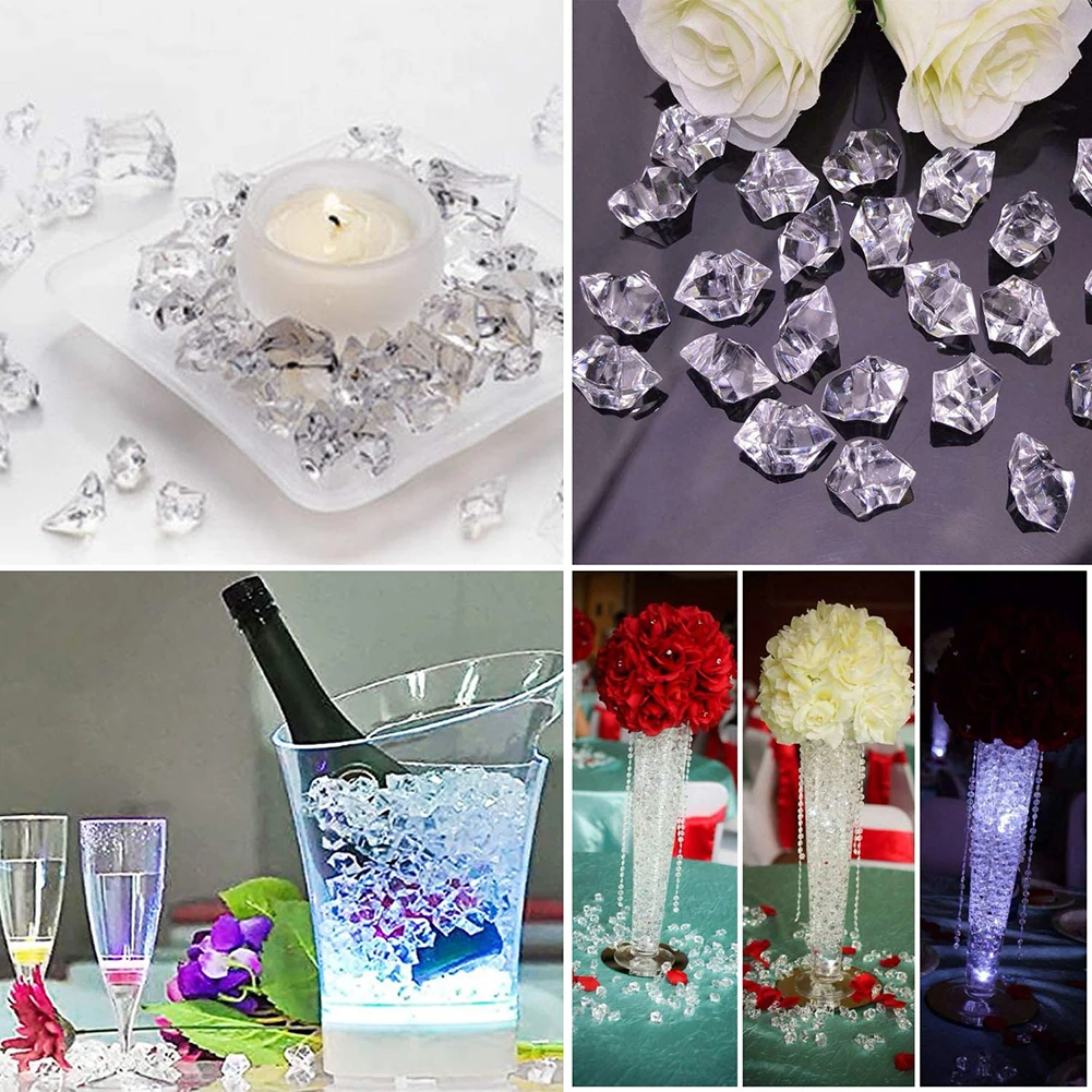 100pcs Artificial Ice Cubes Crushed Transparent Fake Ice Square Shape Acrylic For Photography Props Home Kitchen Decoration
100pcs Artificial Ice Cubes Crushed Transparent Fake Ice Square Shape Acrylic For Photography Props Home Kitchen Decoration