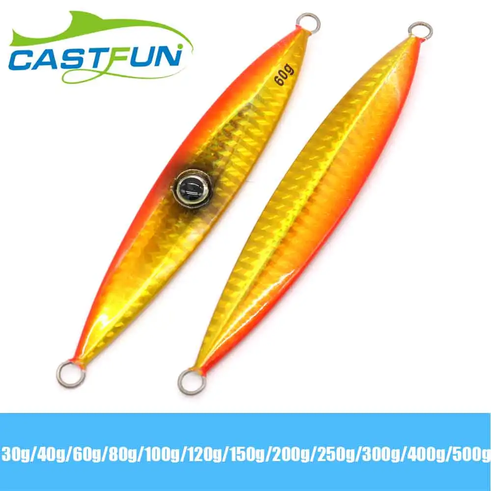 CASTFUN 1pc 80g 100g 120g 150g 200g Slow Jig Spoon Lure Saltwater Metal Jigging Fishing Lure
CASTFUN 1pc 80g 100g 120g 150g 200g Slow Jig Spoon Lure Saltwater Metal Jigging Fishing Lure